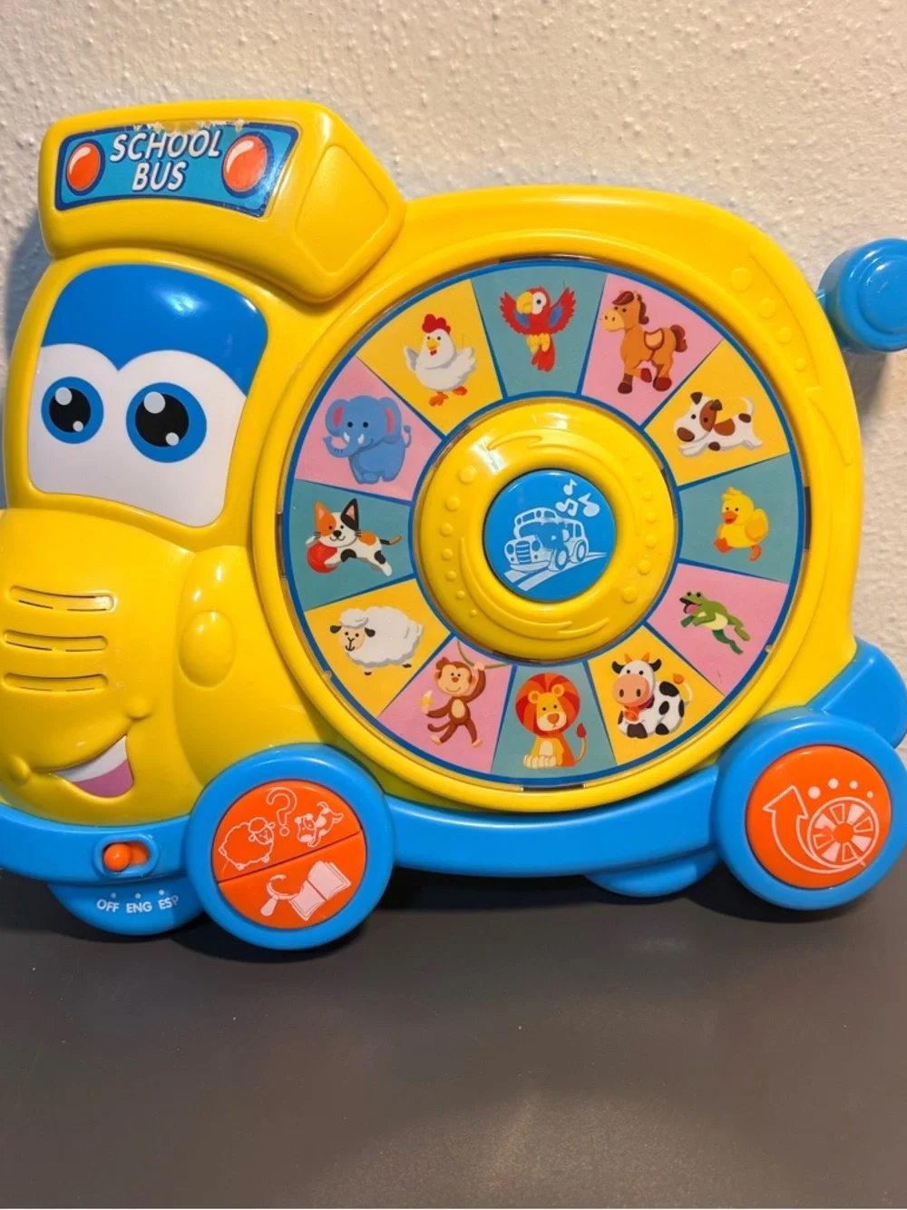 Fisher-Price Spin N Learn musical‎ and talking School Bus Toy
